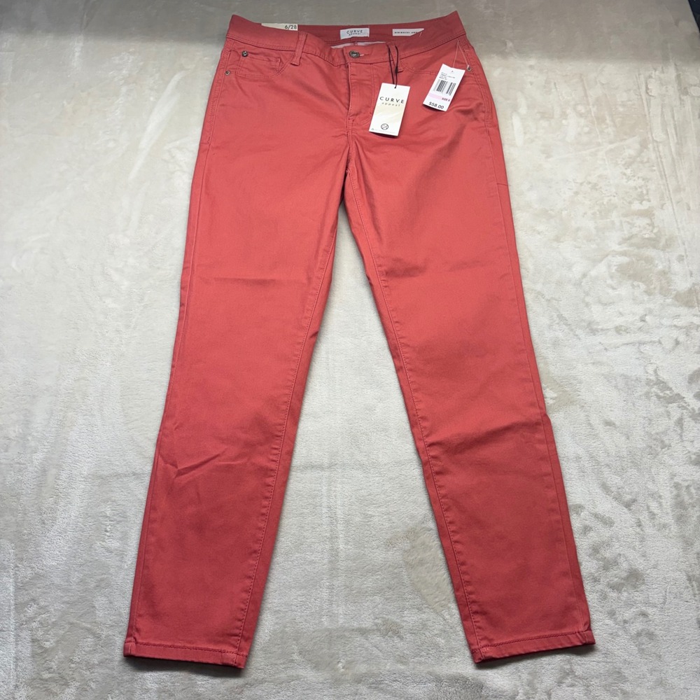 Curve Appeal Minimalist Jegging Mineral Red Size 6/28 VNM0011J-D624-V786 NEW